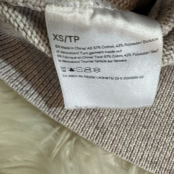 Lululemon Womens Boxy Cotton Blend Sweater Size XS Purple Marled Pullover - Picture 5 of 5